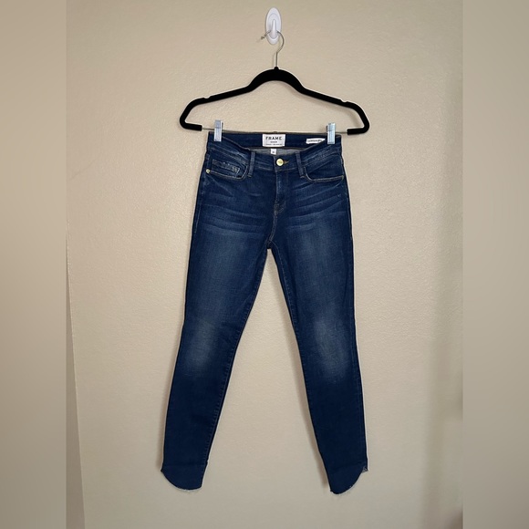 Frame Le Skinny De Jeanne Tulip Hem in York - Picture 3 of 7